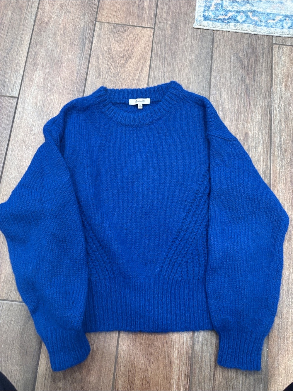 Madewell Women's Royal Blue Crewneck Sweater -